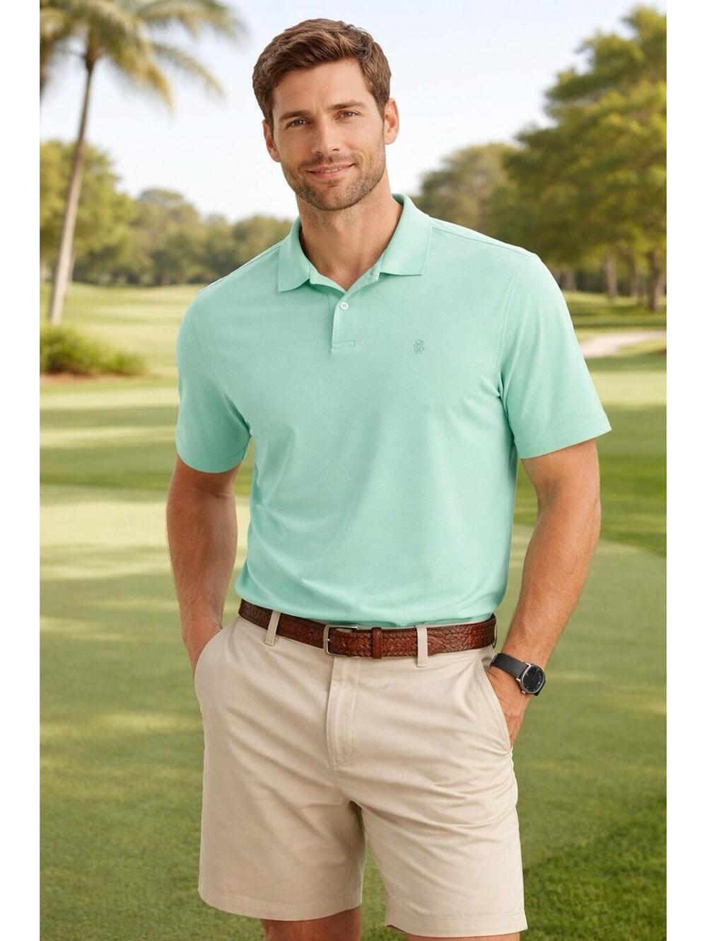 IZOD Men’s XL Mint Green Polo Shirt